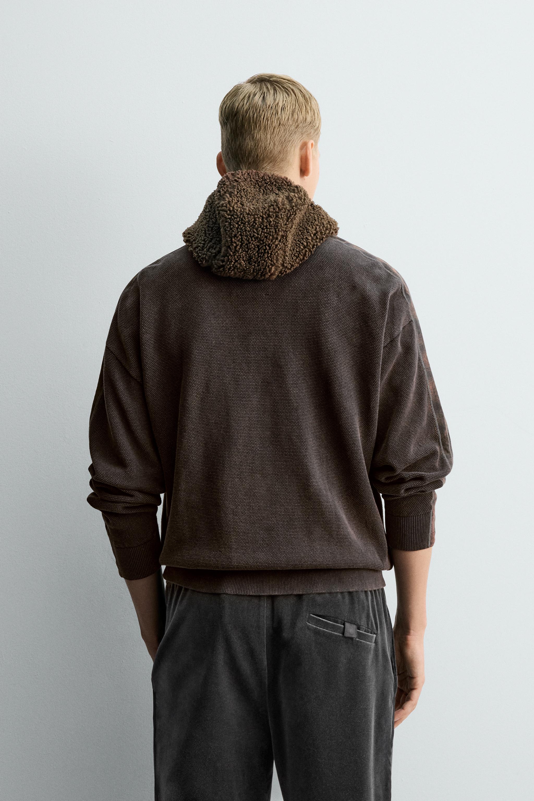 WASHED BANDED KNIT CARDIGAN X SR_A